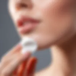 Aesthetic representation of alpha glycolic acid in cosmetic formulations