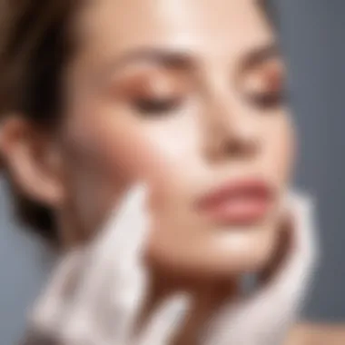 Application of Cold Botox on Skin A technician applying cold botox to the skin