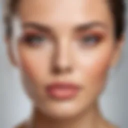Sketch illustrating the basic proportions of a face