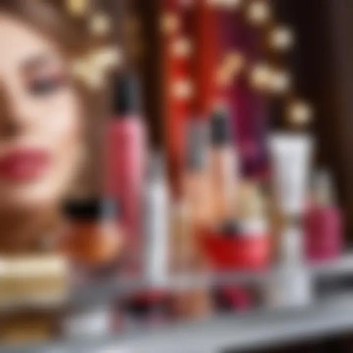 Beauty products on display, perfect for enhancing birthday festivities