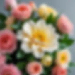 A delicate floral bouquet representing freshness