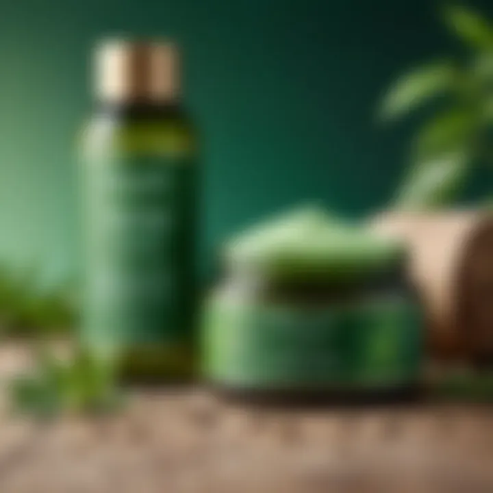 Visual representation of Biothal scrub's packaging and features