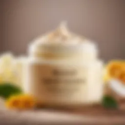 Nourishing body butter texture