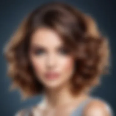 Stunning Hairstyle Result Final result of a stunning hairstyle achieved with brushing