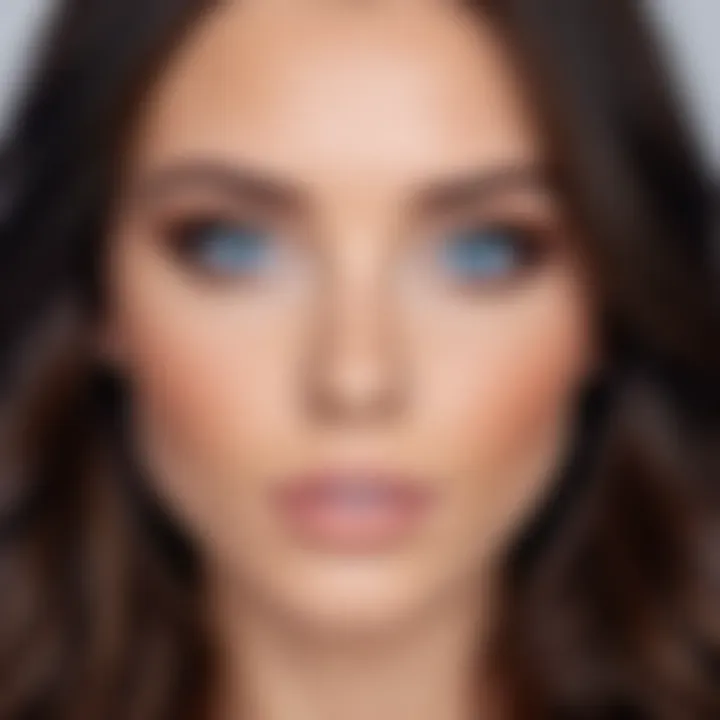 Celebrities with blue eyes and brunette hair
