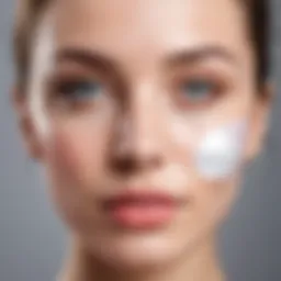 Gentle cleansing of the face after using eye patches