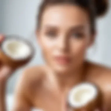 Different skin types and coconut oil application