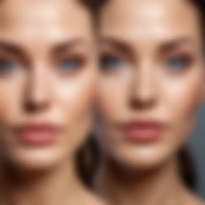 Before and after effects of cold botox treatment