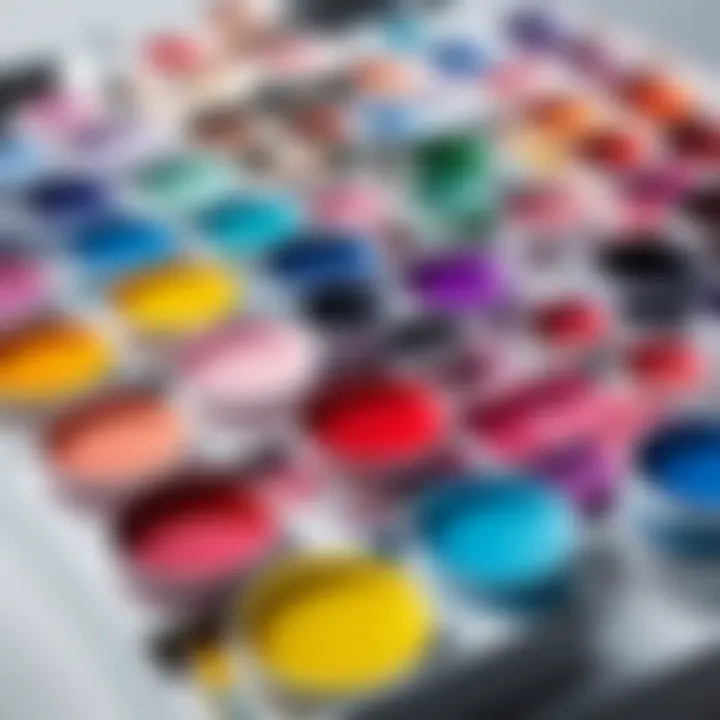 Selection of high-quality cold coloring products