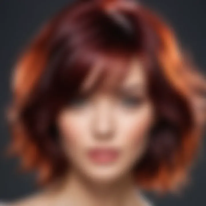 Beautifully styled hair reflecting vibrant shine