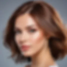 Luxurious hair restoration technology showcasing vibrant strands.