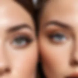 Comparison of water-resistant and waterproof mascara formulas