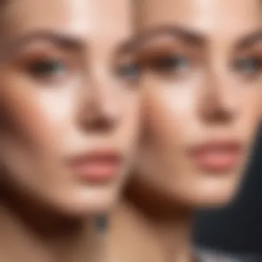 Transformative Power of Concealer Before and after makeup with concealer