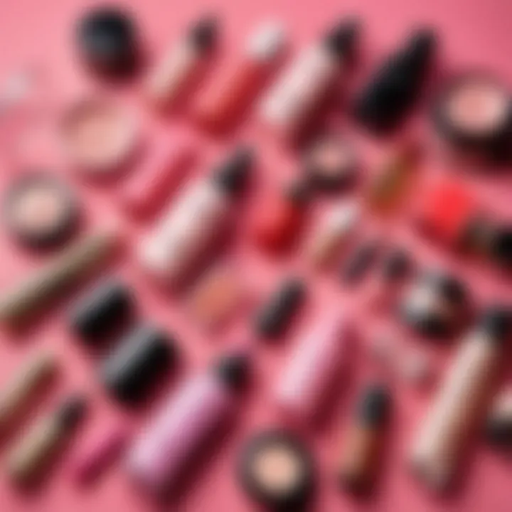 A collection of popular beauty products categorized by discount levels