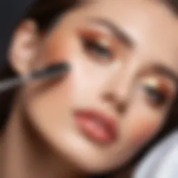 Elegant lash curl technique using a warm spoon