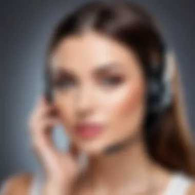 A customer support representative ready to assist