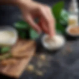 A close-up of cuticle remover ingredients