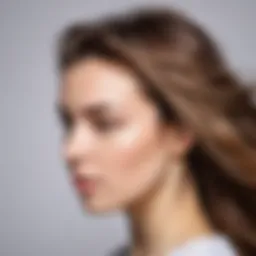 Dull and lifeless hair illustrating dehydration
