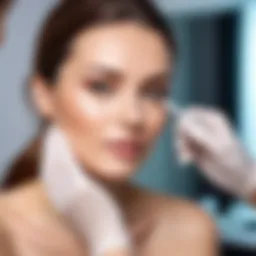 Consultation with a dermatologist in a modern clinic