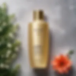 Luxurious bottle of Estel sulfate-free shampoo