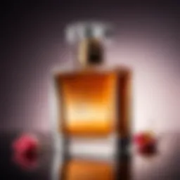 Elegant fragrance bottle exuding luxury