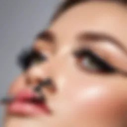 Different types of eyelash curlers displayed elegantly