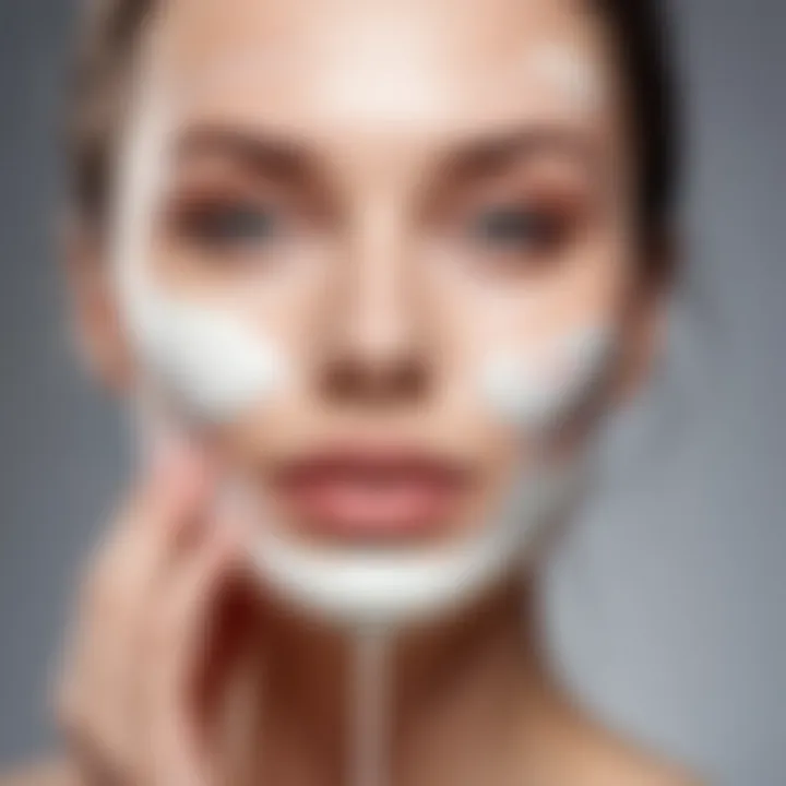 Different types of facial milk for various skin types
