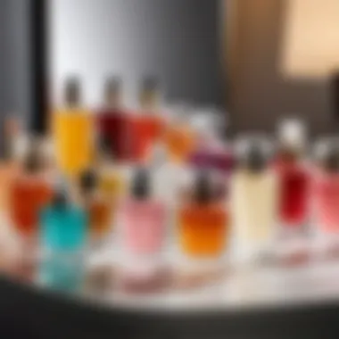 Diverse Perfume Collection Collection of various perfume bottles on a vanity