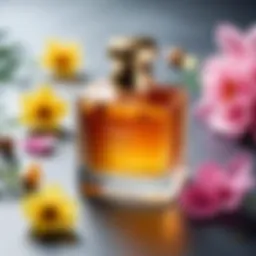 Conceptual illustration of fragrance notes