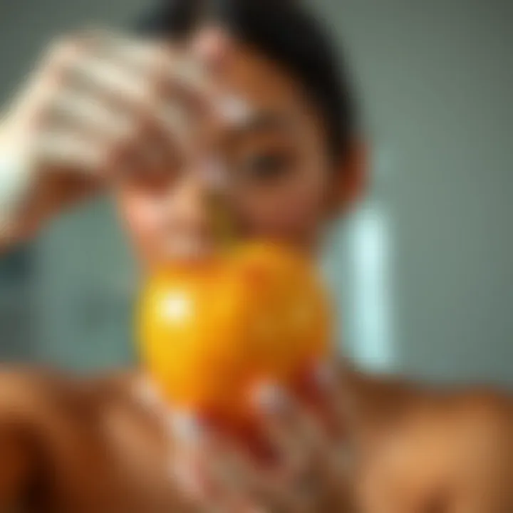 Testing Cosmetics with Golden Apple Demonstration of cosmetics testing with the Golden Apple