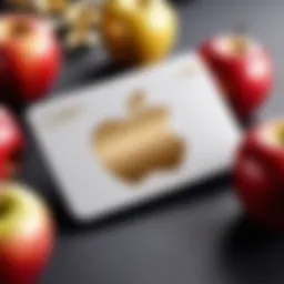 Gift card with a beautiful design