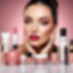 An elegant online shopping experience with a focus on cosmetics