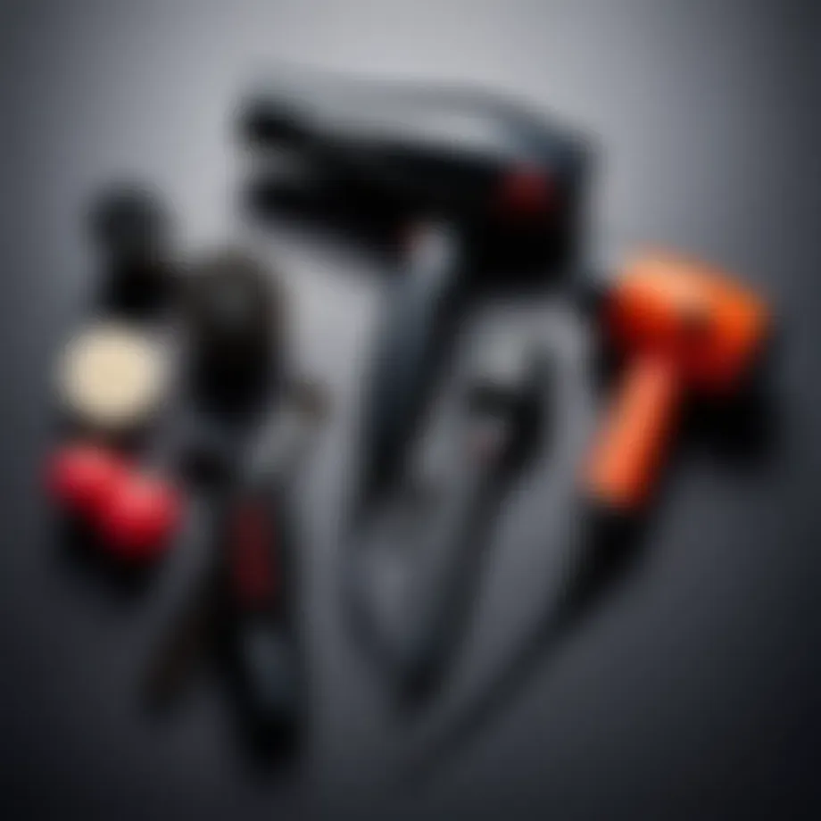 Professional hair dryer and styling tools