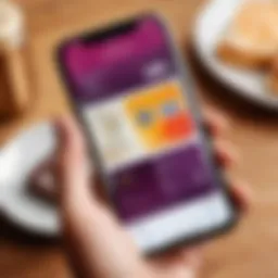 A smartphone displaying the Wallet app with loyalty cards