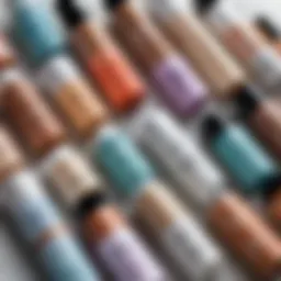 An array of face primers in various packaging.
