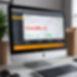 Delivery tracking interface on a computer screen