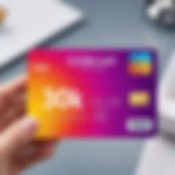Gift card with a unique number