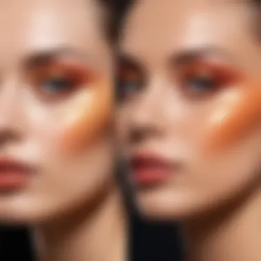 Demonstration of color correction techniques for skin tones