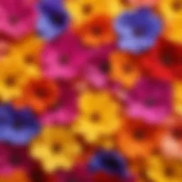 Close-up of vibrant petals showcasing freshness