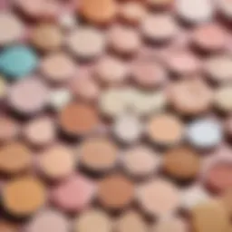 Variety of cosmetic patches displayed elegantly