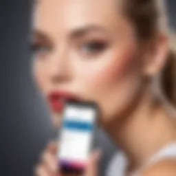 Screen displaying bonus balance in the Ile de Beauté app