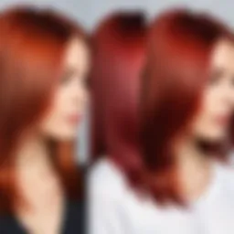 Vibrant hair color after keratin treatment