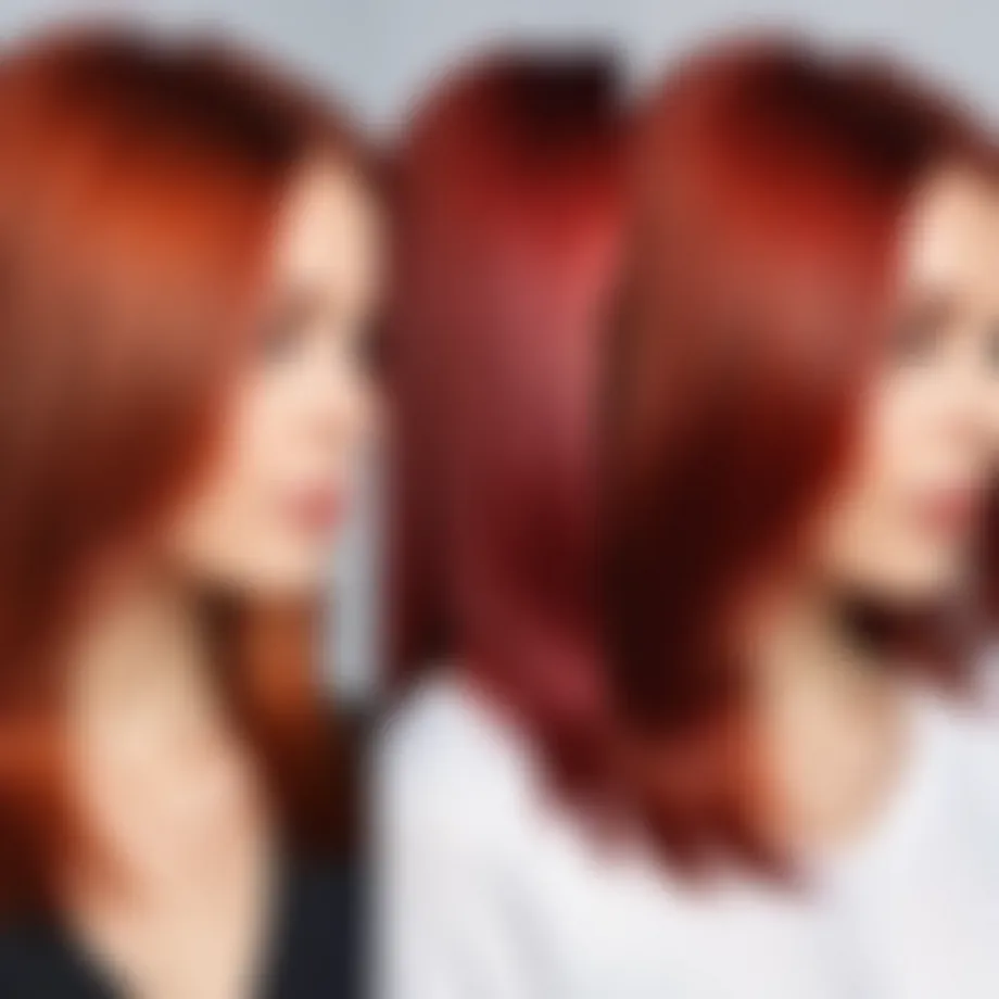 Vibrant hair color after keratin treatment