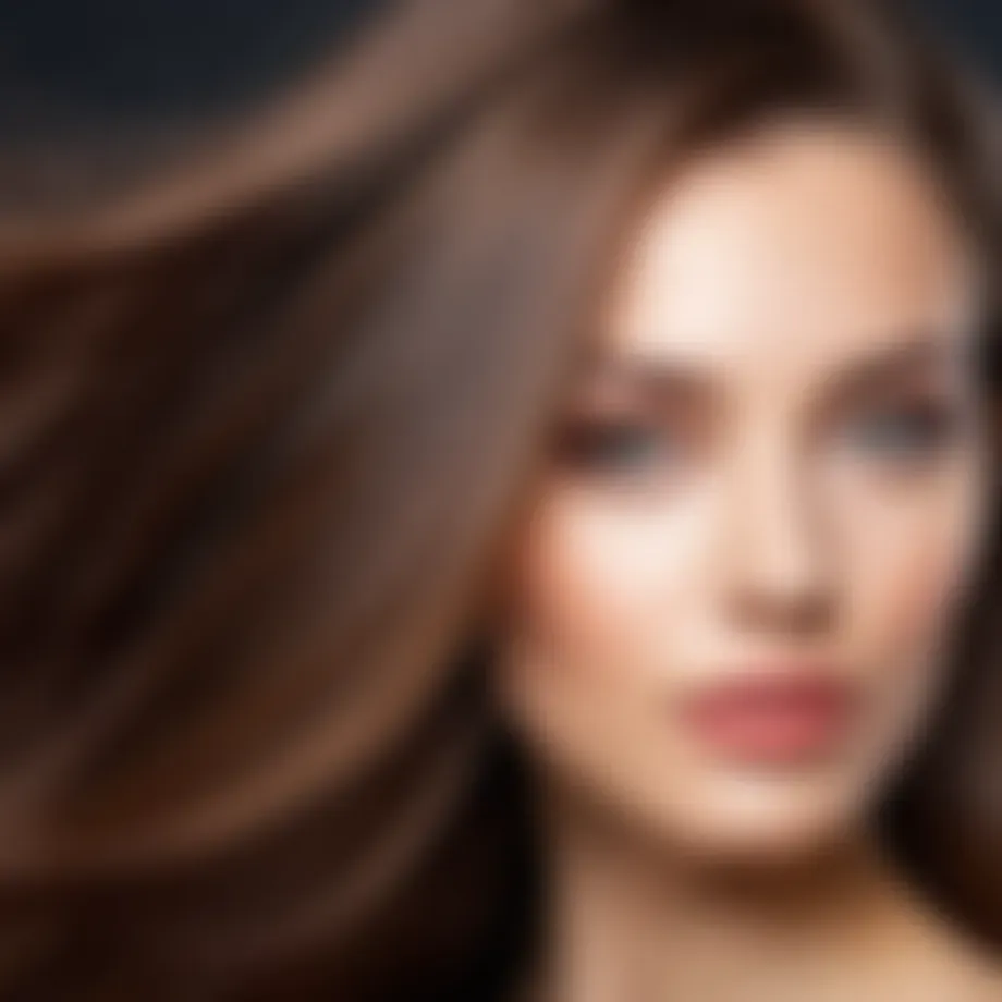 Illustration of clean hair before treatment