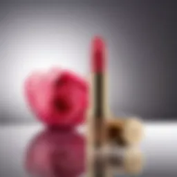 Luxurious lipstick removal product on a vanity