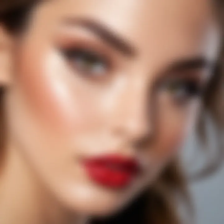 Luxurious eyelash cosmetics arranged aesthetically