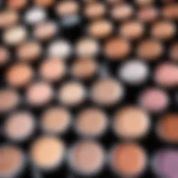 Different types of makeup primers displayed elegantly