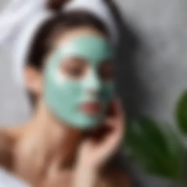 Exploring Effective Mask Application Techniques A serene spa setting with calming colors and textures