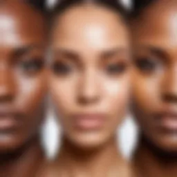 Illustration depicting the effects of melanin deficiency on skin health.