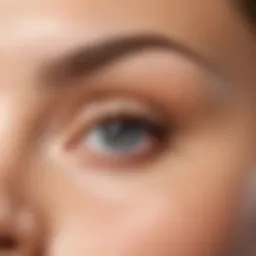 Close-up view of a facial microneedling device showcasing its fine needles.